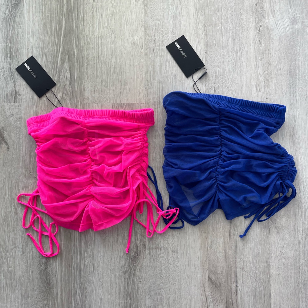 Fashion Nova Shorts Cover Ups (set of 2)